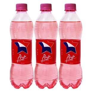 现货网红饮料雪碧 希腊进口爱琴海粉色雪碧碳酸柠檬饮料450ml包邮