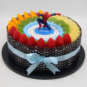 蛋糕模型仿真2017新款 流行水果生日塑胶欧式