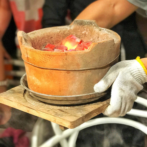 铜火 span class=h>锅 /span>家用云南特色纯手工加厚纯铜火 span