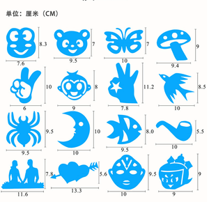 桃心男童自己剪男孩雕刻花剪髮型雕刻定型平頭模具短髮理髮模型