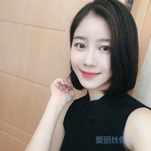 中短发发型内扣图片