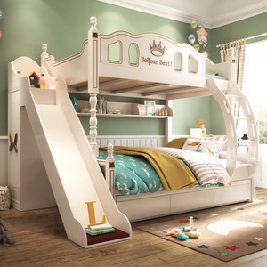 儿童床带滑梯公主图片