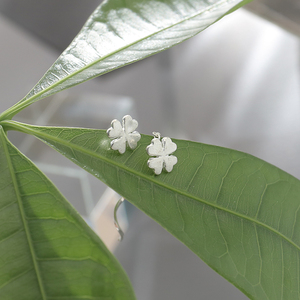 class=h>耳线 /span>女气质韩国百搭幸运草耳环短款流苏波浪耳链潮