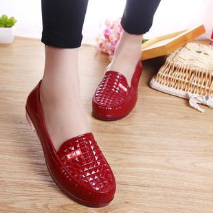 2017春秋女士低帮雨鞋塑胶鞋套鞋防水防滑工作水鞋厨房成人劳工鞋