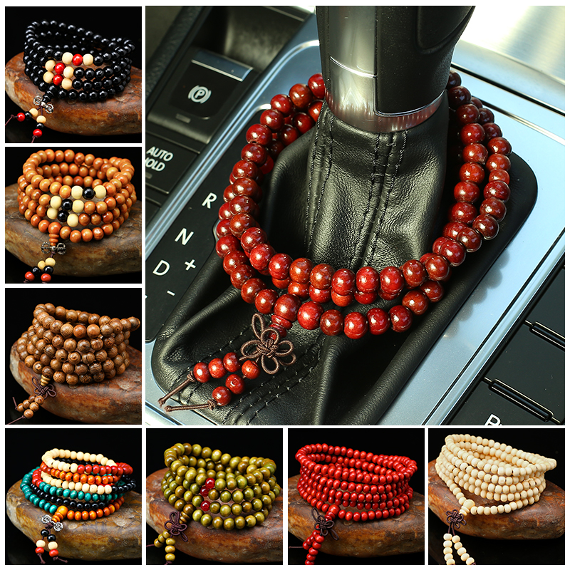 汽车档位珠佛珠汽车小叶紫檀手串车挂车内挂件保平安符挂饰用品