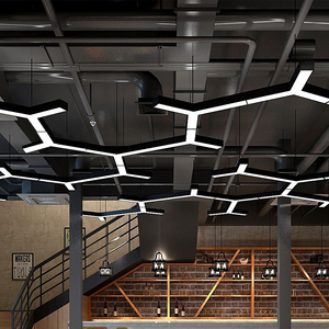 办公室灯具吊灯创意工业风图片