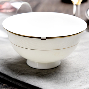 家用中式简约餐具陶瓷米饭碗饭图片