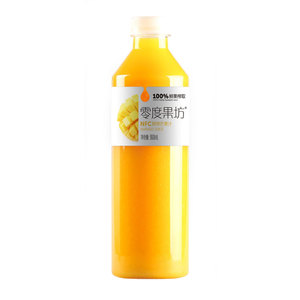 零度果坊鮮榨nfc果汁獼猴桃汁.橙汁芒果汁960ml*1瓶 正品保證 ￥ 38.