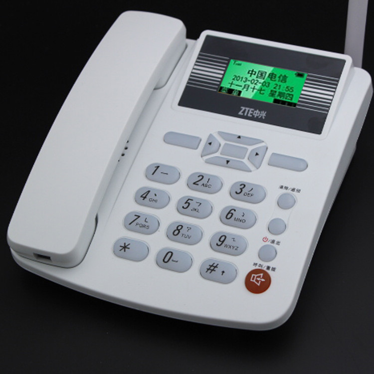 中兴wp228 电信cdma天翼4g无线座机家用办公固话插卡电话老人机