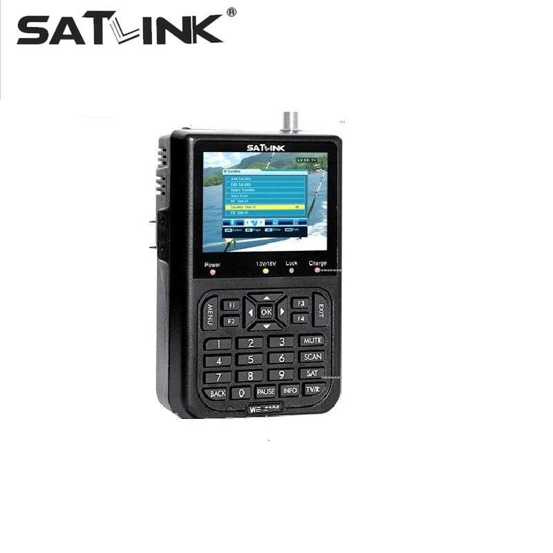 SATLINK WS-6906寻星仪电视信号调星测试器接收DVB-S信号出口全球