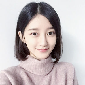 中分梨花头短发图片