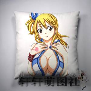 35 妖精的尾巴 span class=h>抱枕 /span>靠枕 露西 定制 内有图库