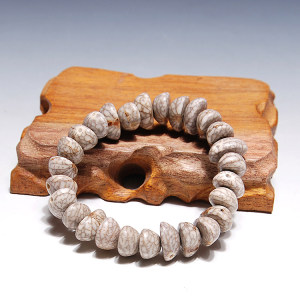 本命年半圆形金线菩提手链 天然半月银线金丝 span class=h>菩提子 