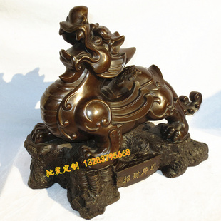 开光大号仿古纯铜貔貅招财辟邪皮丘独角兽天禄朝天吼摆件工艺礼品