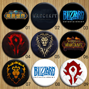 2016 魔兽电影 徽章 胸针 联盟 部落 达拉然 标志 暴雪 周边 weta