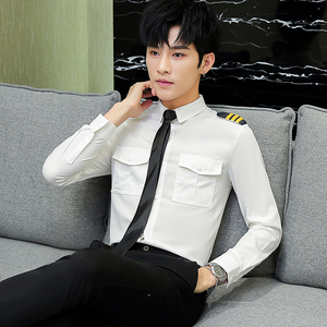 空少 span class=h>制服 /span> span class=h>男 /span>发型师修身