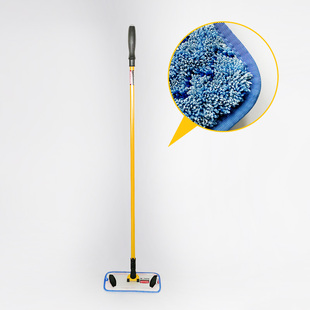 美国rubbermaid乐柏美拖把平拖平板拖把家用尘推27厘米拖头hygen