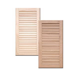 百叶门实木柜门橱柜门定制定做门板厨房灶台衣柜门鞋柜门百叶板