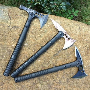 车载户外防身野战刀具特种兵穿越火线斧头刀武器战狼开山砍刃斧子