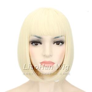 假发女短发头套发套自然bobo头网红圆脸全头