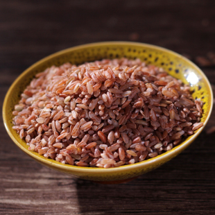 云南红米古种红软米哈尼梯田红糯米稀有杂粮营养红米500g新品特价