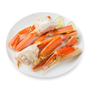 加拿大熟冻鳕蟹腿245g 进口海鲜 蟹腿肉螃蟹肉