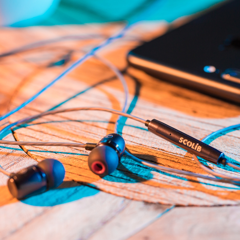 scolib/思科乐超级hifi入耳式耳机/st-1/支持苹果/安卓/带麦通话