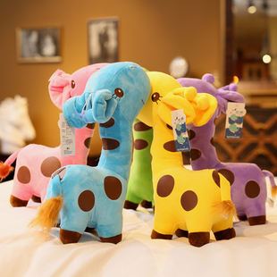 长颈鹿公仔长颈鹿毛绒玩具布娃娃婚庆礼品娃娃小鹿玩偶生日礼物