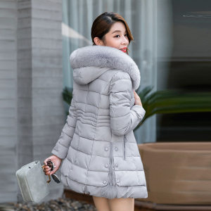 处理女士棉袄韩版棉衣女中长款面包服女学生冬