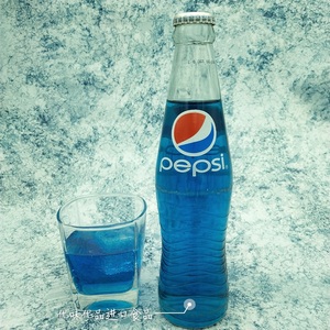 菲律宾进口买 蓝色可乐 blue百事可乐玻璃瓶装237ml现货包邮