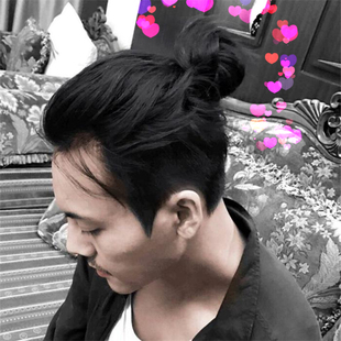 假发男女士丸子头男士发髻陈伟霆同款男生小辫子发圈短发隐形无痕