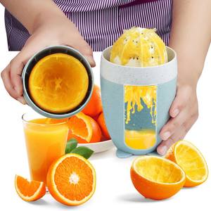 柠檬夹子橙汁榨汁挤压汁器迷你家用橙子压榨果