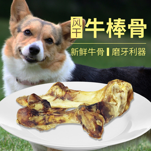 大牛骨狗狗 小型犬零食 大牛骨宠物 狗磨牙骨头