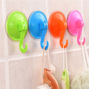 强力吸盘挂钩墙壁真空吸壁式毛巾挂钩玻璃门后无胶无痕空气粘钩