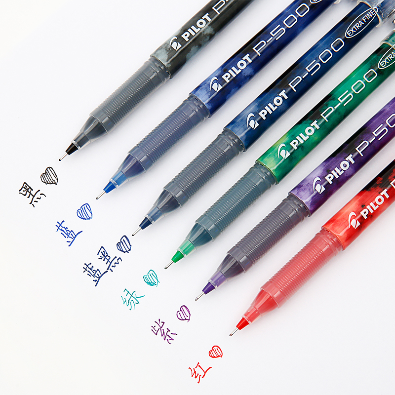 包邮pilot日本百乐笔|中性笔BL-P50 P500/签字笔针管考试笔0.5mm