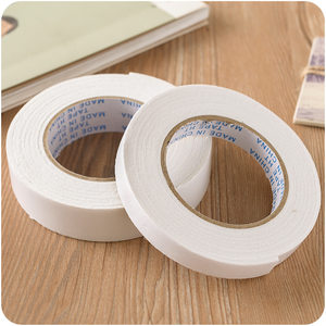 海绵双面胶加厚贴墙胶布强力固定墙面车用高粘度泡棉白色泡沫胶带