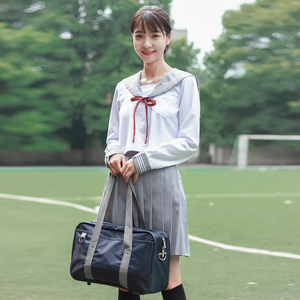 学生装女夏水手服图片