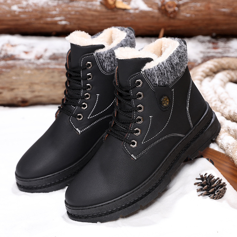 冬季加绒加厚保暖防水雪地靴