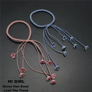 长发绳扎头绳韩版图片