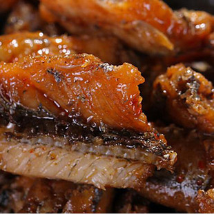 广东特产鹰金钱豆豉鱼184g粤花豆香凤尾鱼罐头155g熟食即食下饭菜