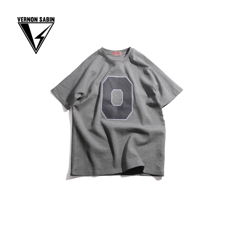 VERNON SABIN维斯原创潮牌2018年冬新款舒适透气趣味字母休闲T恤