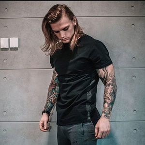 新款速干衣男短袖圆领夏季跑步速干t恤衣透气