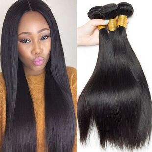 9a virgin human straight hair extensions peruvian hair weft