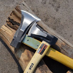 德国水木柄斧头 开山野营斧子 劈柴砍柴木工斧 五金工具