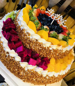 祝寿蛋糕双层图片