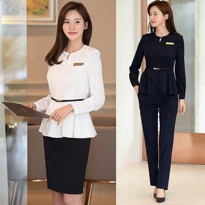 新款韩版医疗整形医院前台收银店长制服职业套装美容院 span class=h>
