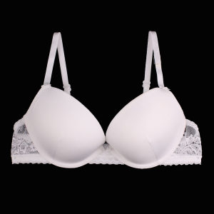 71109品牌样衣 白色光面莱卡下厚上薄性感文胸 女士 span class=h>