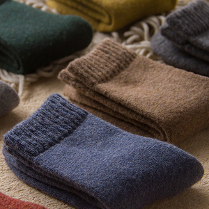 class=h>女 /span>保暖韩版森系新款兔羊绒长款加绒加厚羊毛袜百搭中