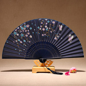 韩国扇子女士图片