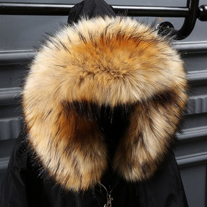 貉子超大毛领图片